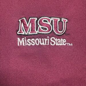 Missouri State University Burgundy Under Armour Polo Top Size XXL